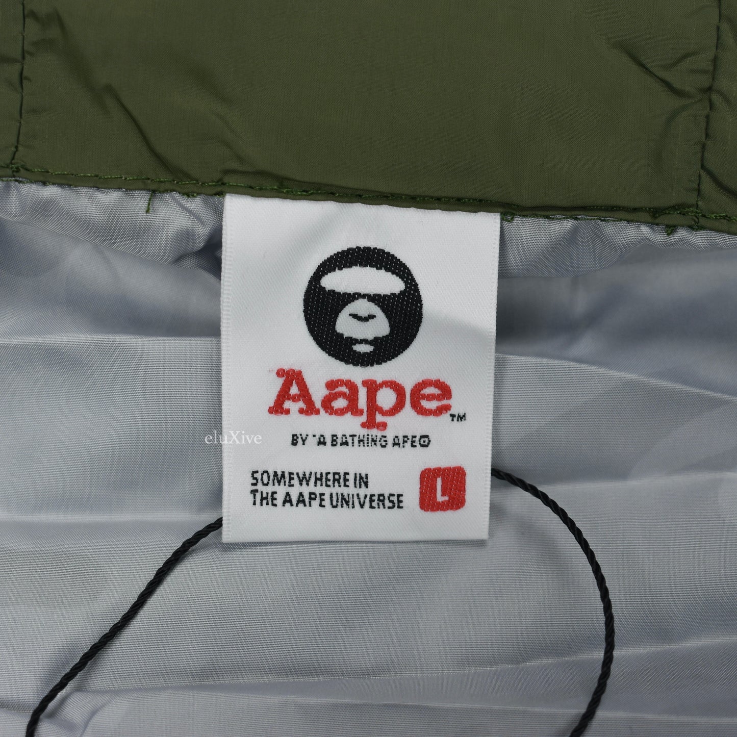 Bape - AAPE Paneled Logo Camo Hooded Jacket