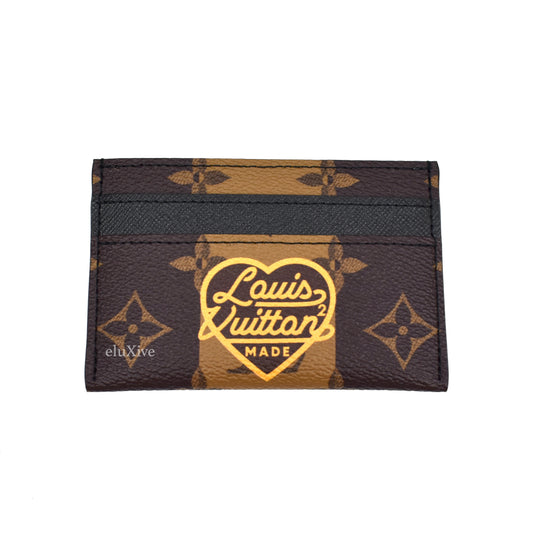 Louis Vuitton x Nigo - Brown Stripe Monogram Card Holder