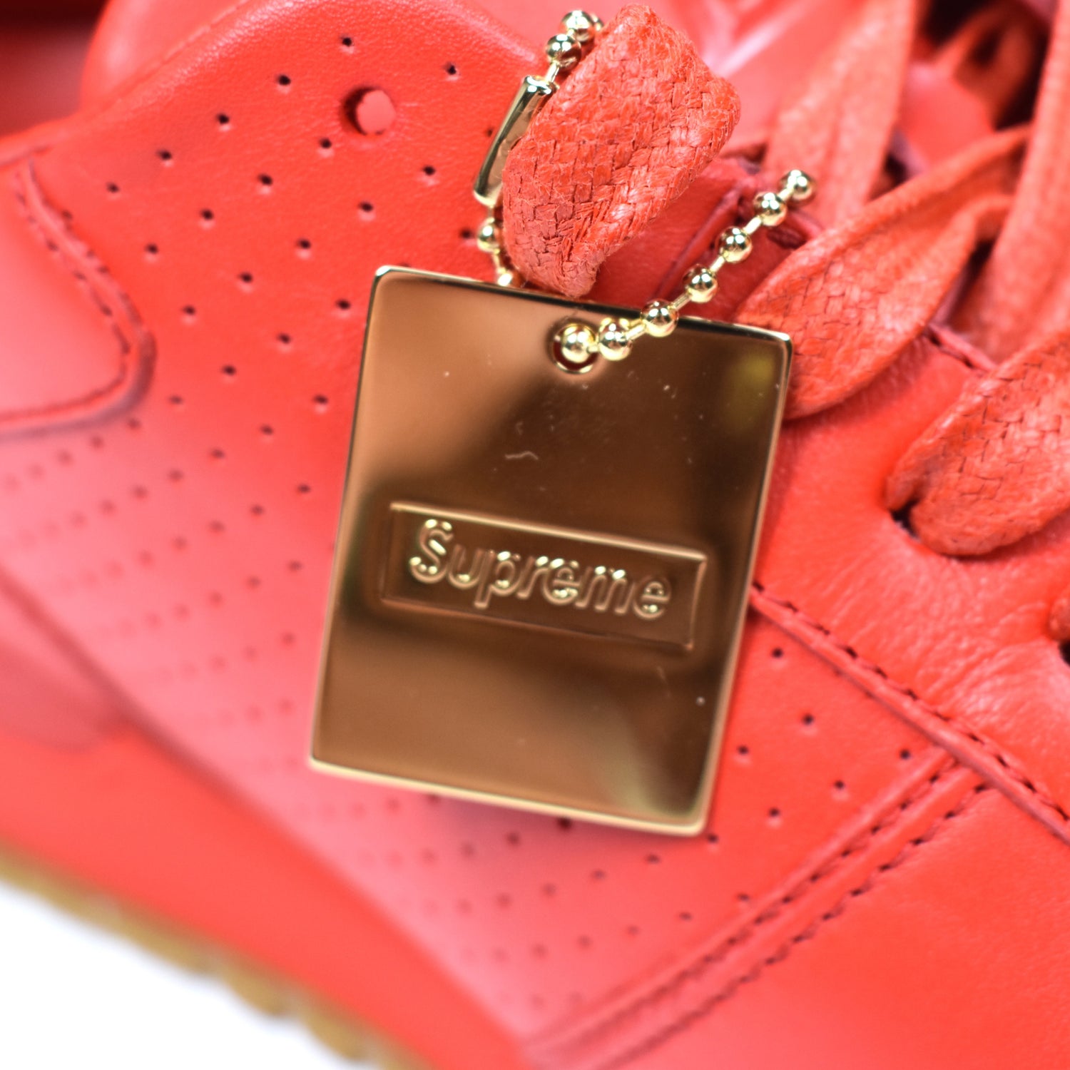 NWT Louis Vuitton x Supreme LV Men's Red Leather Run Away