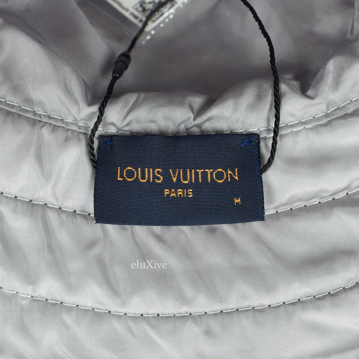 Louis Vuitton - Black Monogram Woven Water Reactive Bucket Hat