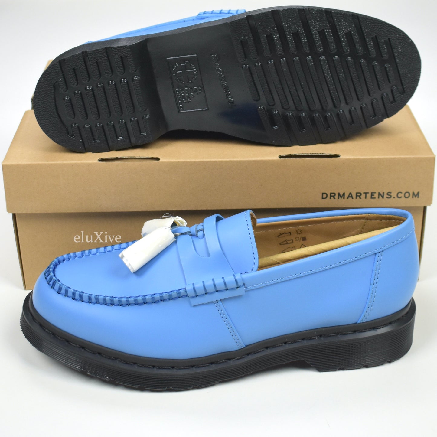 Supreme x Dr. Martens Blue Penton Tassel Loafers