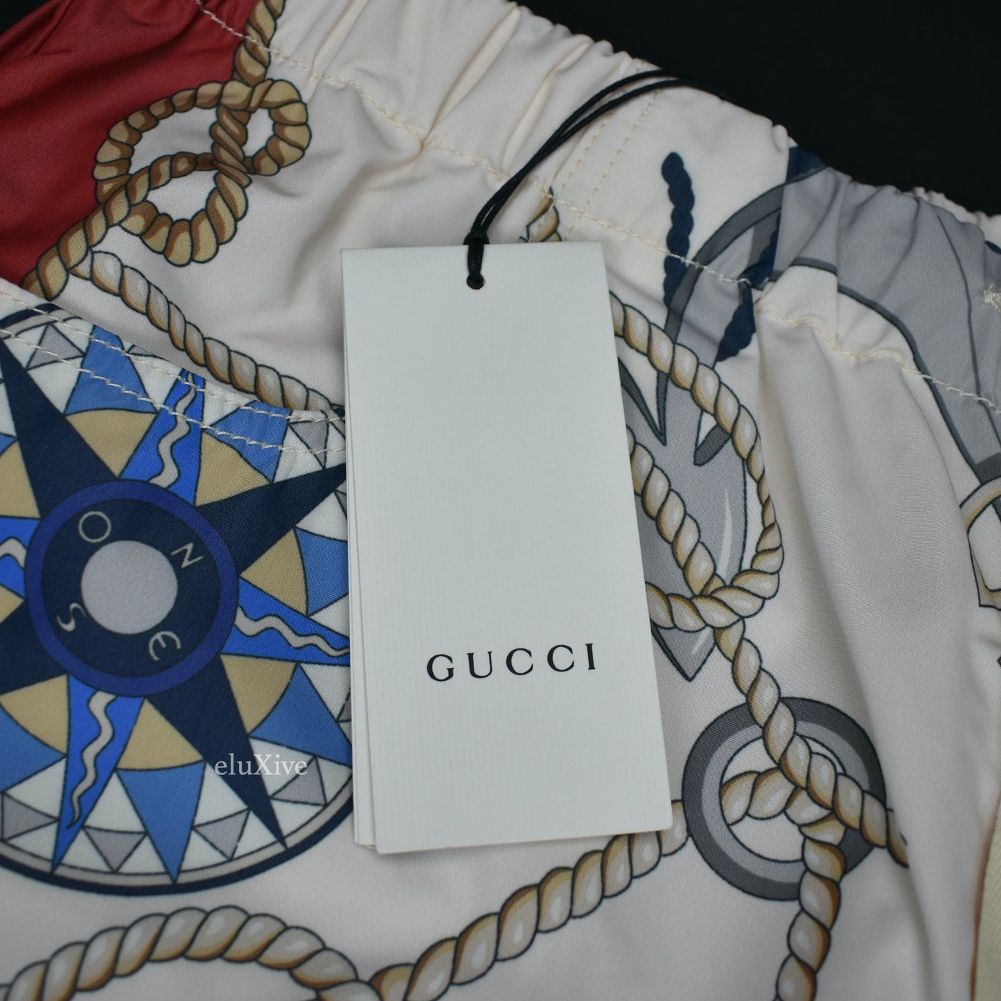 Gucci - Nautical Print Heavy Nylon Track Pants