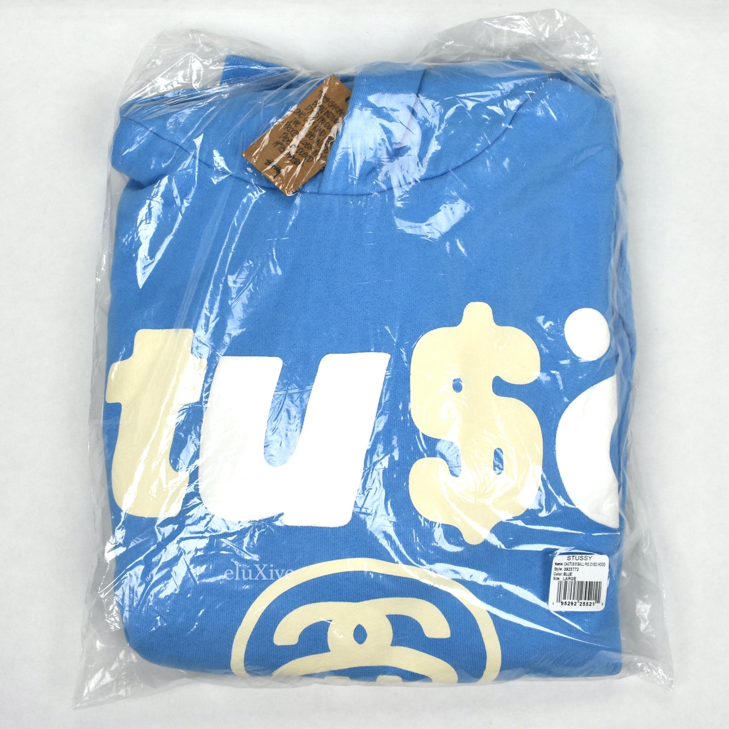 Cactus Plant Flea Market x Stussy - CPFM Blue 8 Ball Logo Hoodie