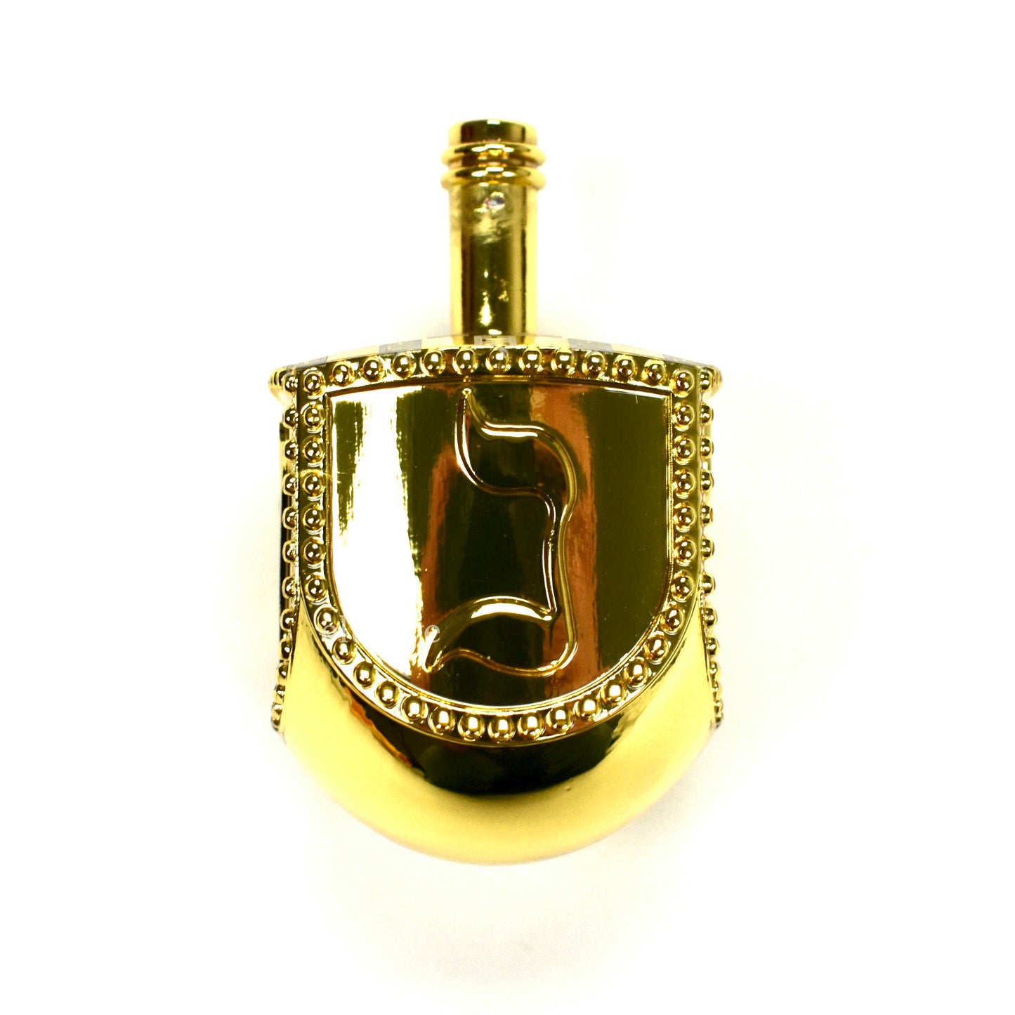 Kith - Gold Metal Logo Engraved Hanukkah Dreidel