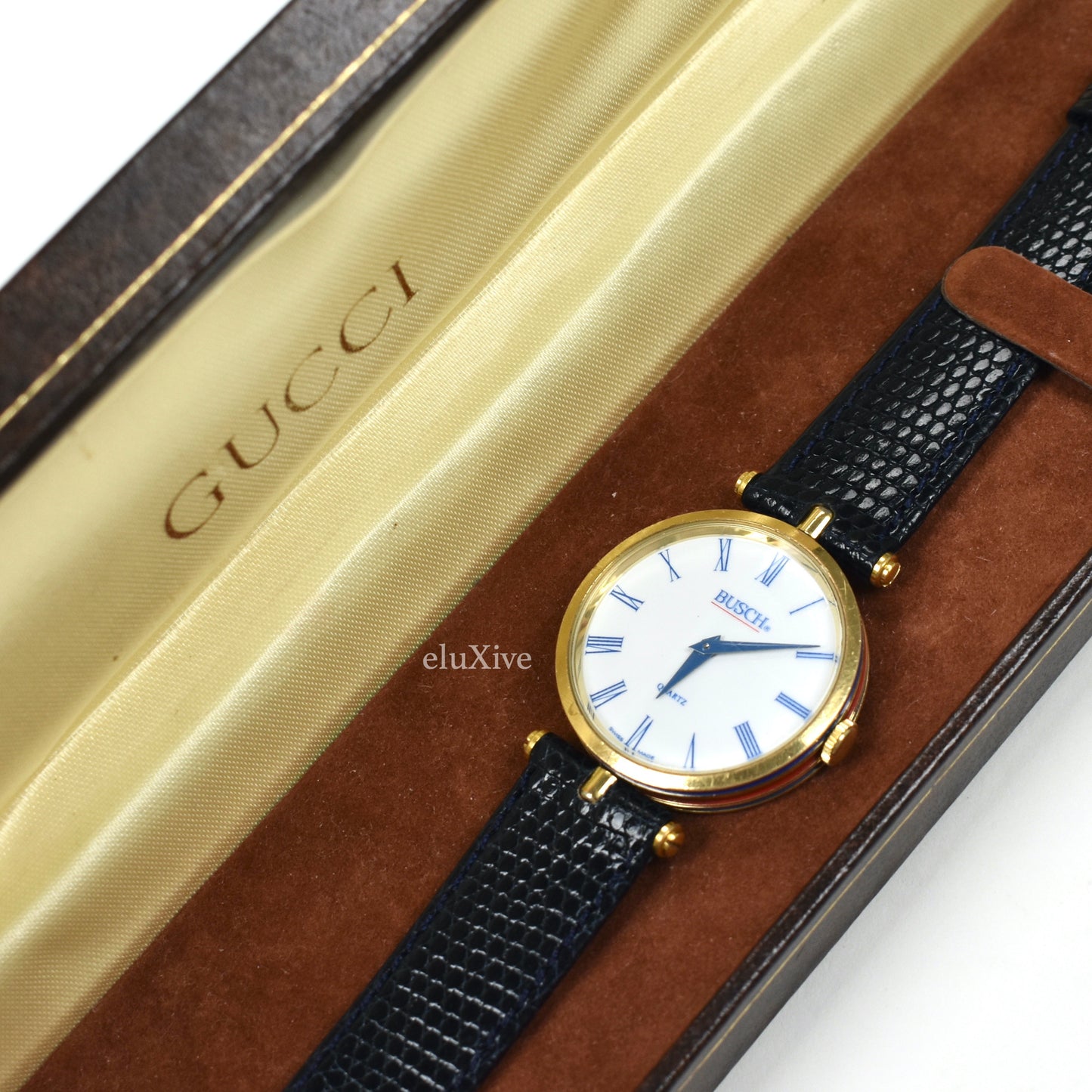 Gucci - 2000M Gold Busch Beer Dial Watch