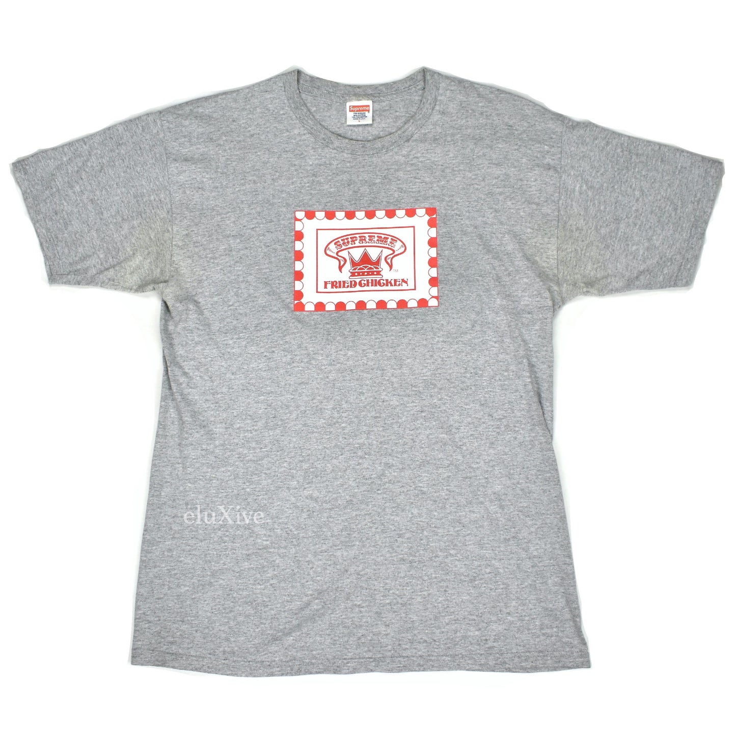 Supreme - FW12 Crown Fried Chicken Logo T-Shirt (Gray)