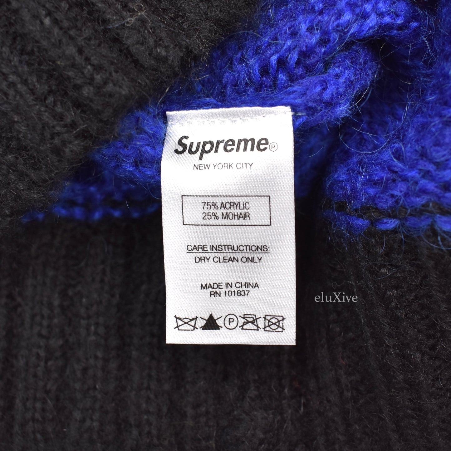 Supreme - Patchwork Mohair Cardigan