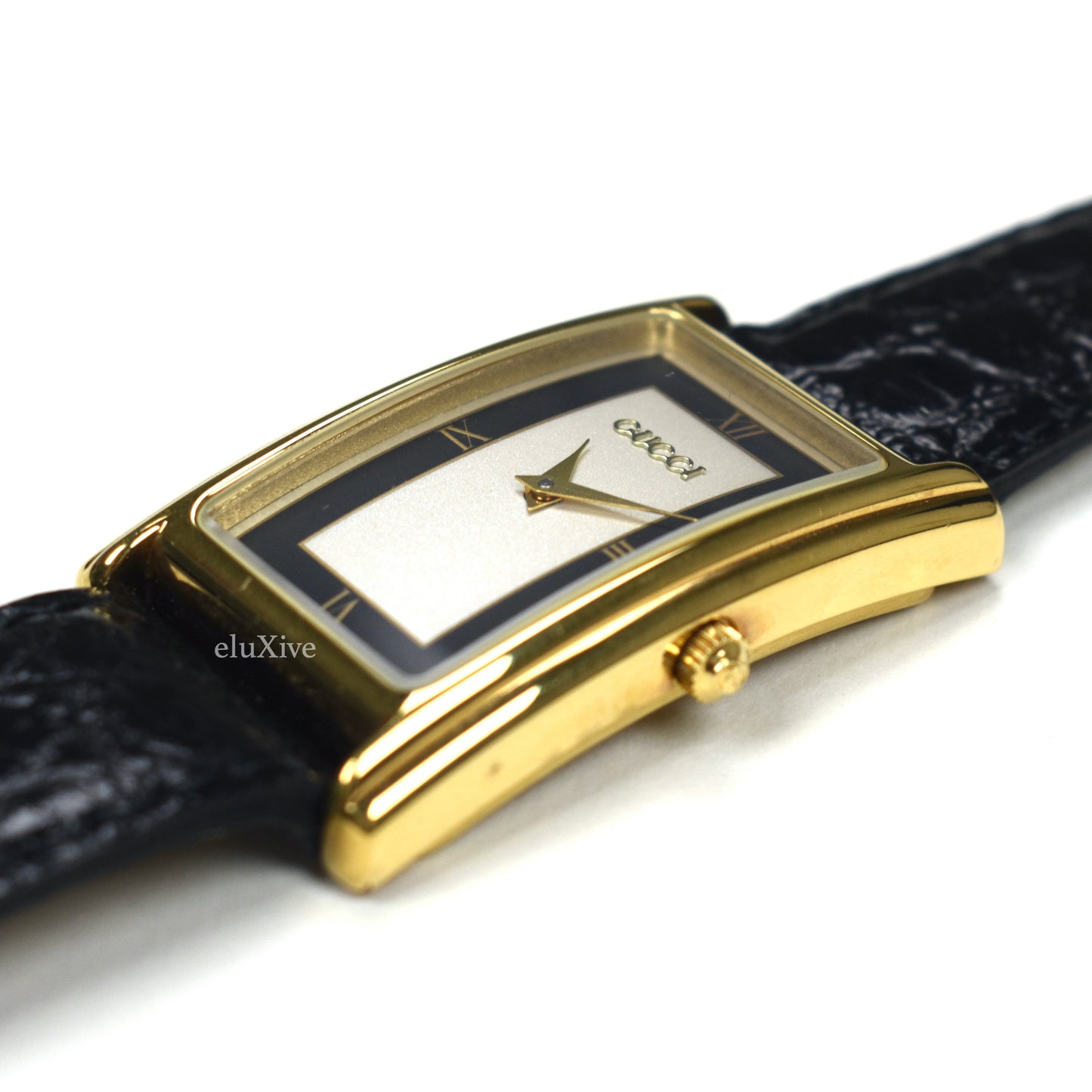 Gucci - 2600M Gold Tuxedo Dial Tank Watch