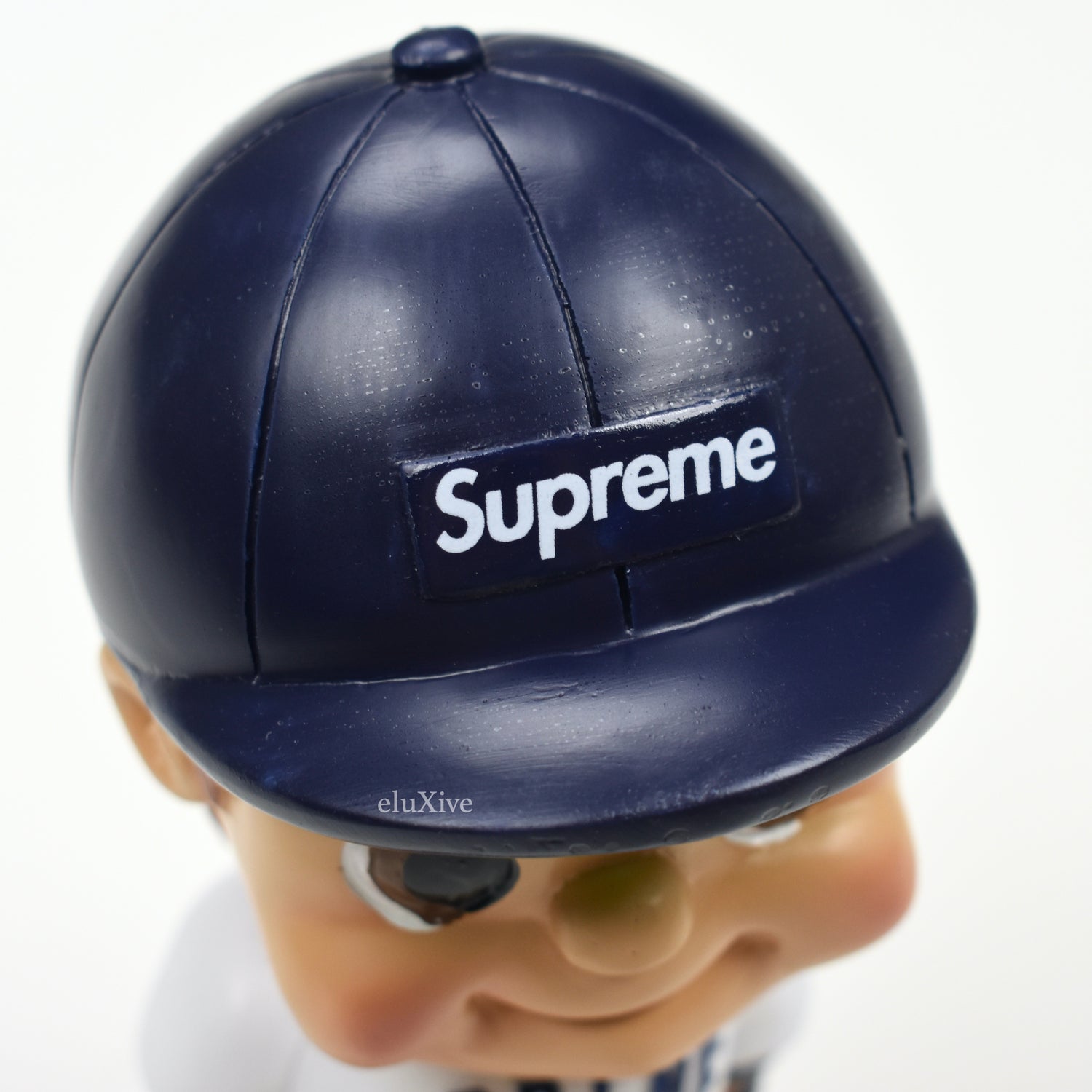 Supreme - Navy Box Logo Bobblehead – eluXive