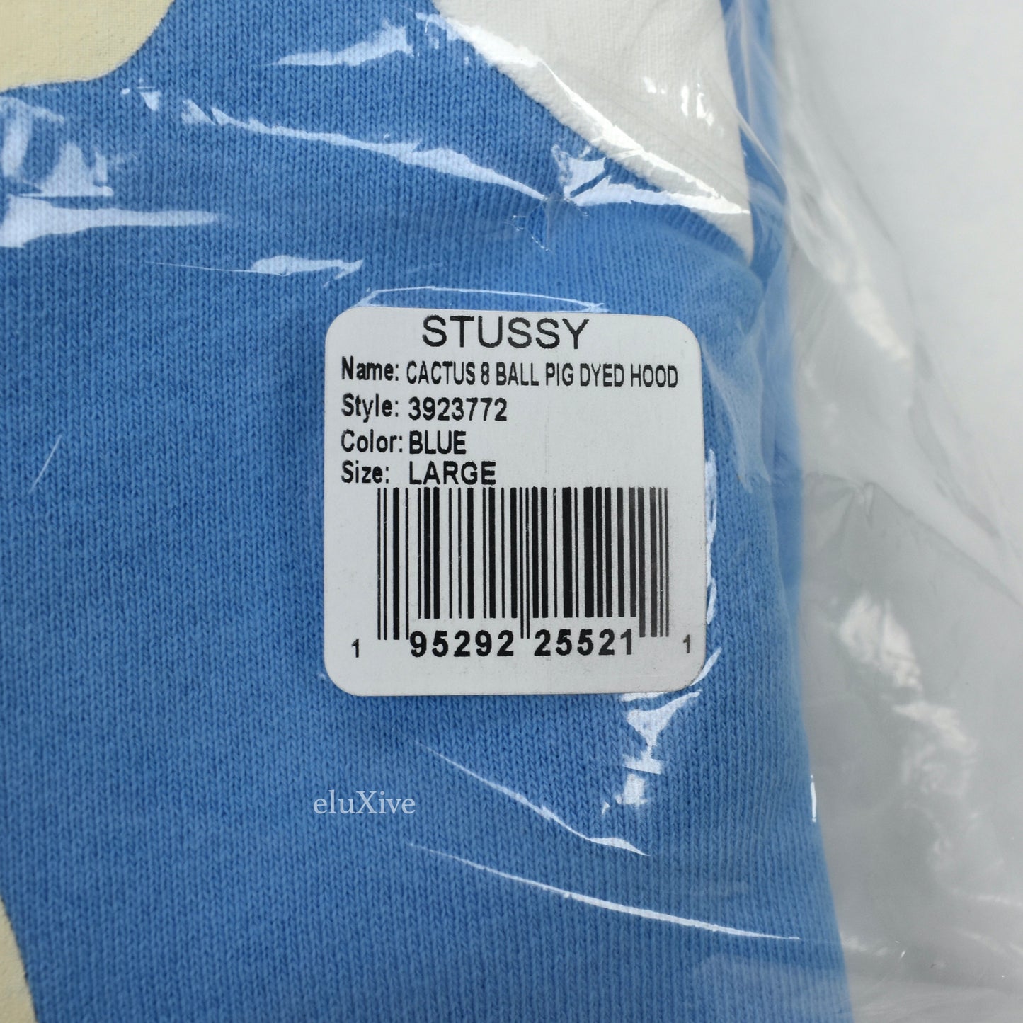 Cactus Plant Flea Market x Stussy - CPFM Blue 8 Ball Logo Hoodie