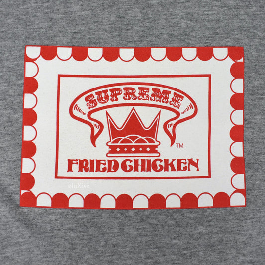 Supreme - FW12 Crown Fried Chicken Logo T-Shirt (Gray)