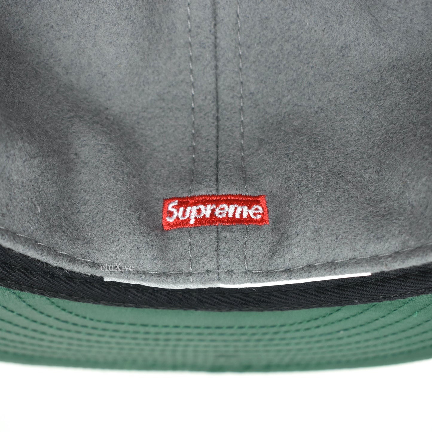 Supreme x Ebbets Field Flannels - Gray Wool S-Logo Fitted Hat
