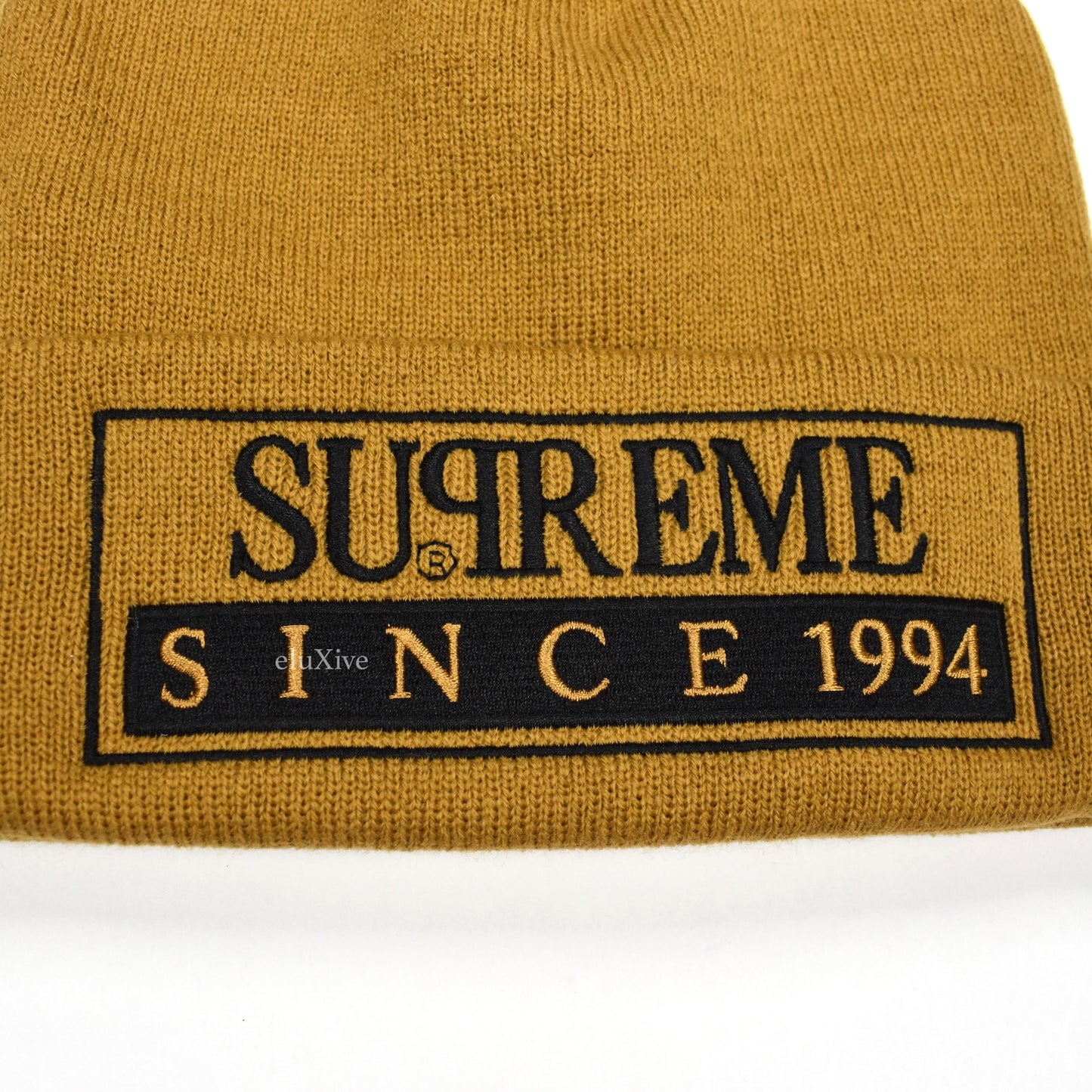 Supreme - Since 1994 Logo Beanie (Tan)