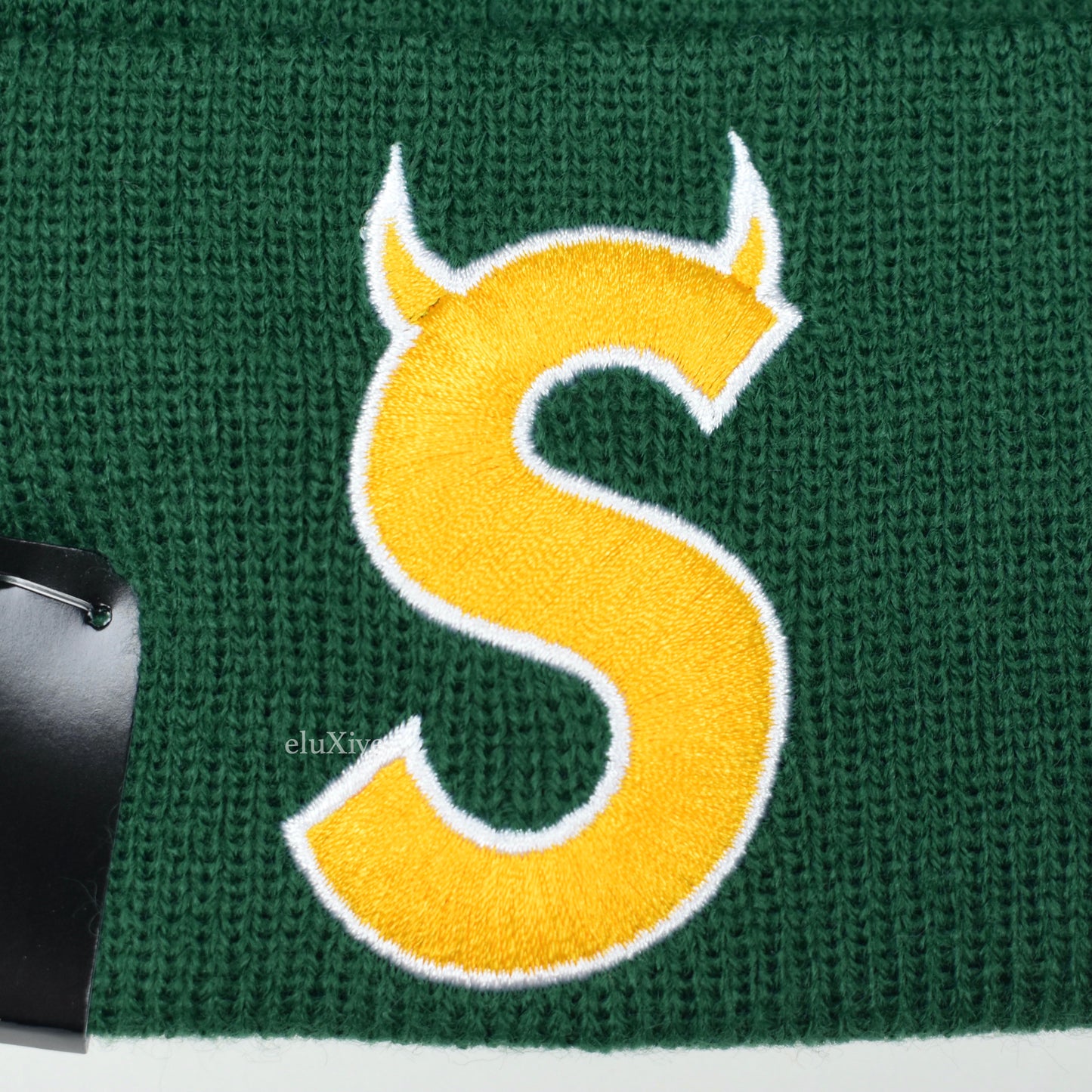 Supreme x New Era - Devil S-Logo Beanie (Dark Green)
