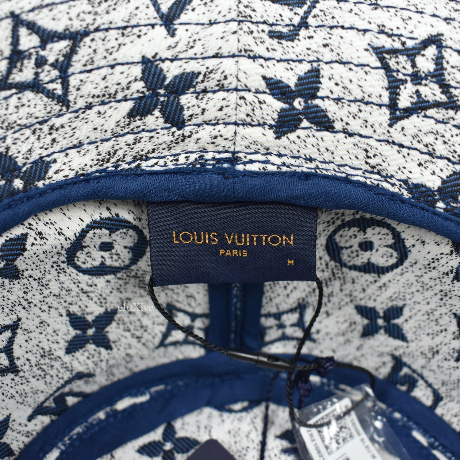 Louis Vuitton Monogram Monogram Essential Bucket Hat 2021 Ss, Blue, 58