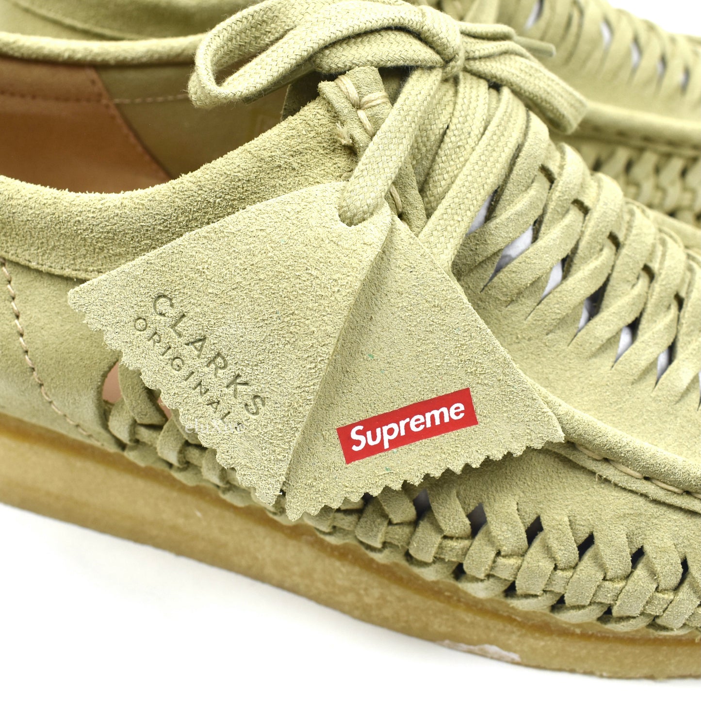 Supreme x Clarks - Maple Suede Wallabee Weave Shoes