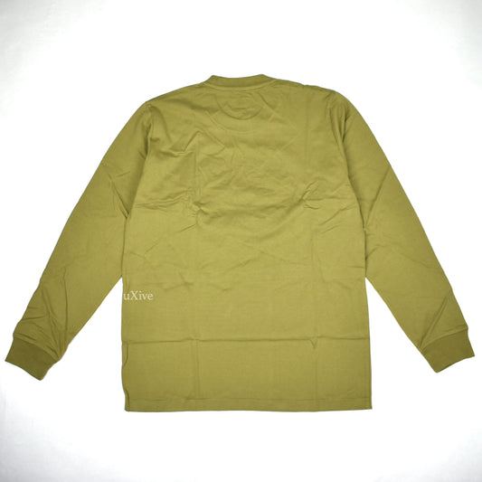 Supreme - Olive 'Truth' Embroidered L/S T-Shirt