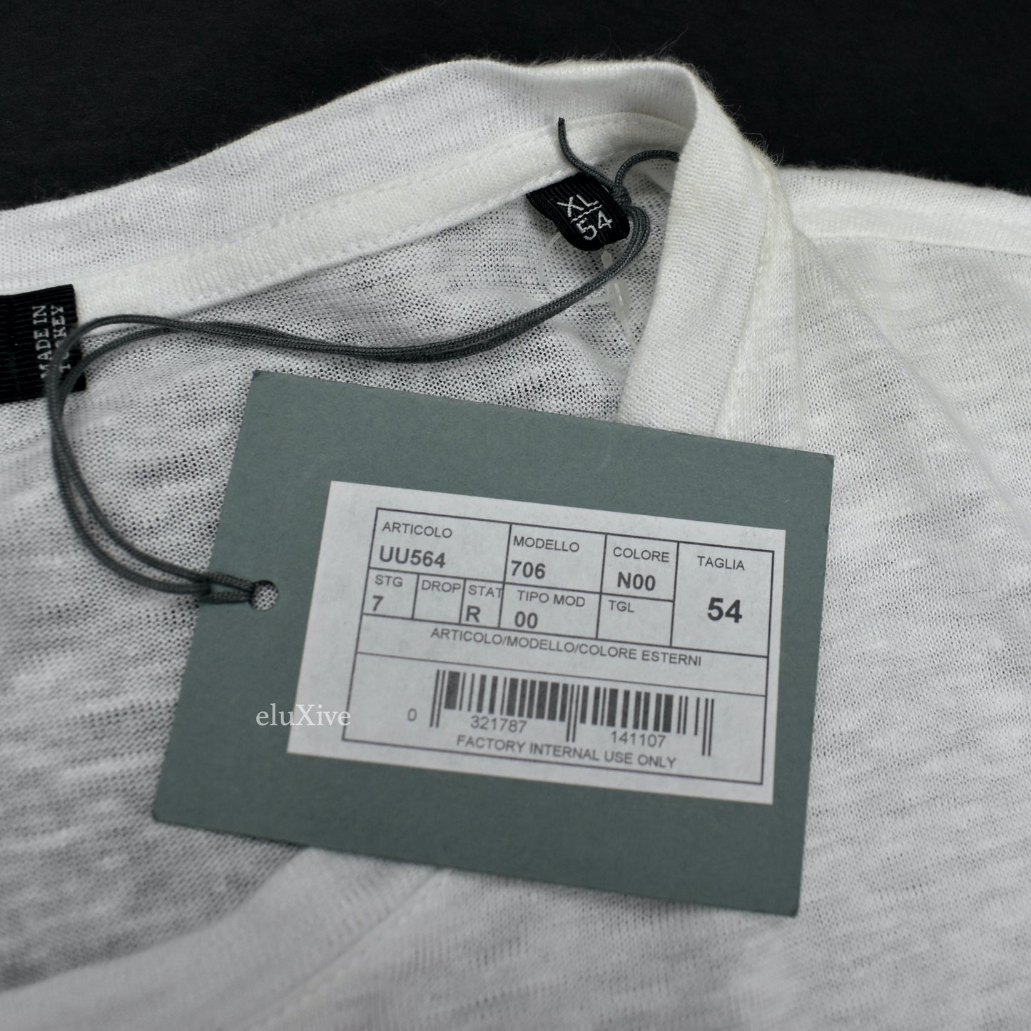Ermenegildo Zegna - White 100% Linen Crewneck T-Shirt