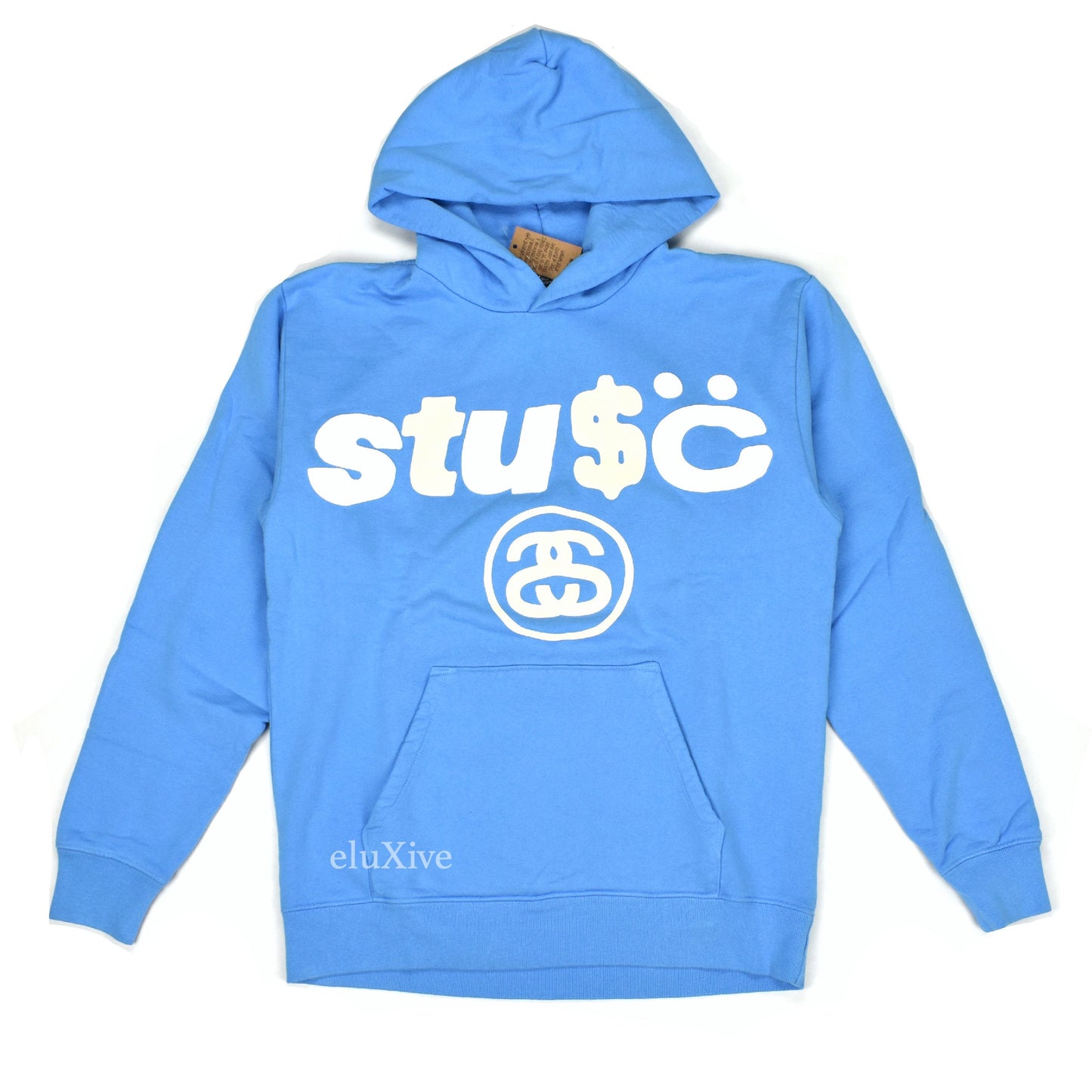 Cactus Plant Flea Market x Stussy - CPFM Blue 8 Ball Logo Hoodie