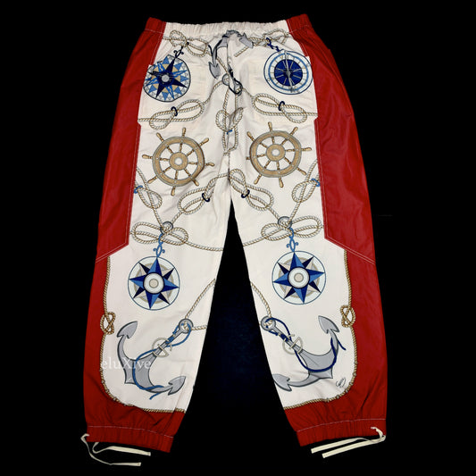 Gucci - Nautical Print Heavy Nylon Track Pants