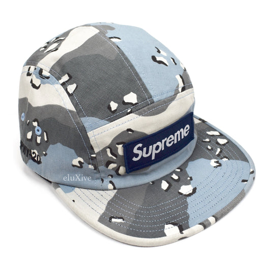 Supreme - Blue Camo Military Box Logo Hat (SS20)