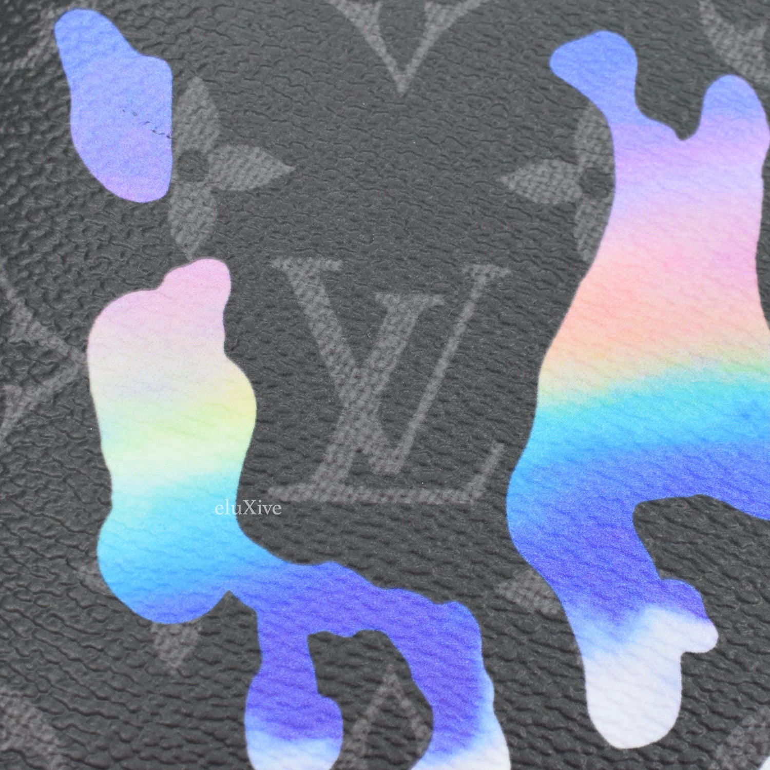 Louis Vuitton Black Leather Monogram Spotlight Multiple Wallet Men's 3LV517S