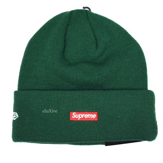 Supreme x New Era - Devil S-Logo Beanie (Dark Green)