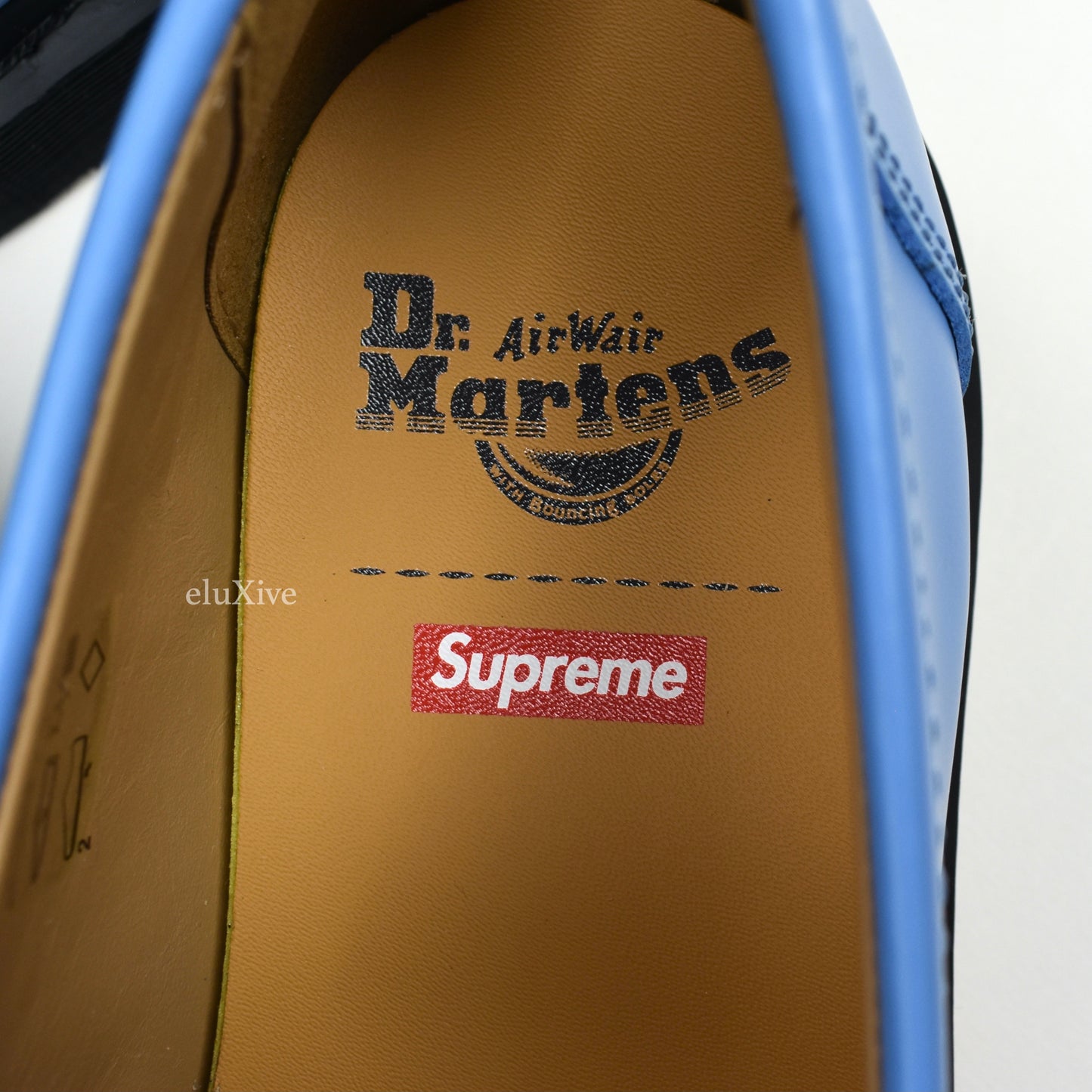 Supreme x Dr. Martens Blue Penton Tassel Loafers