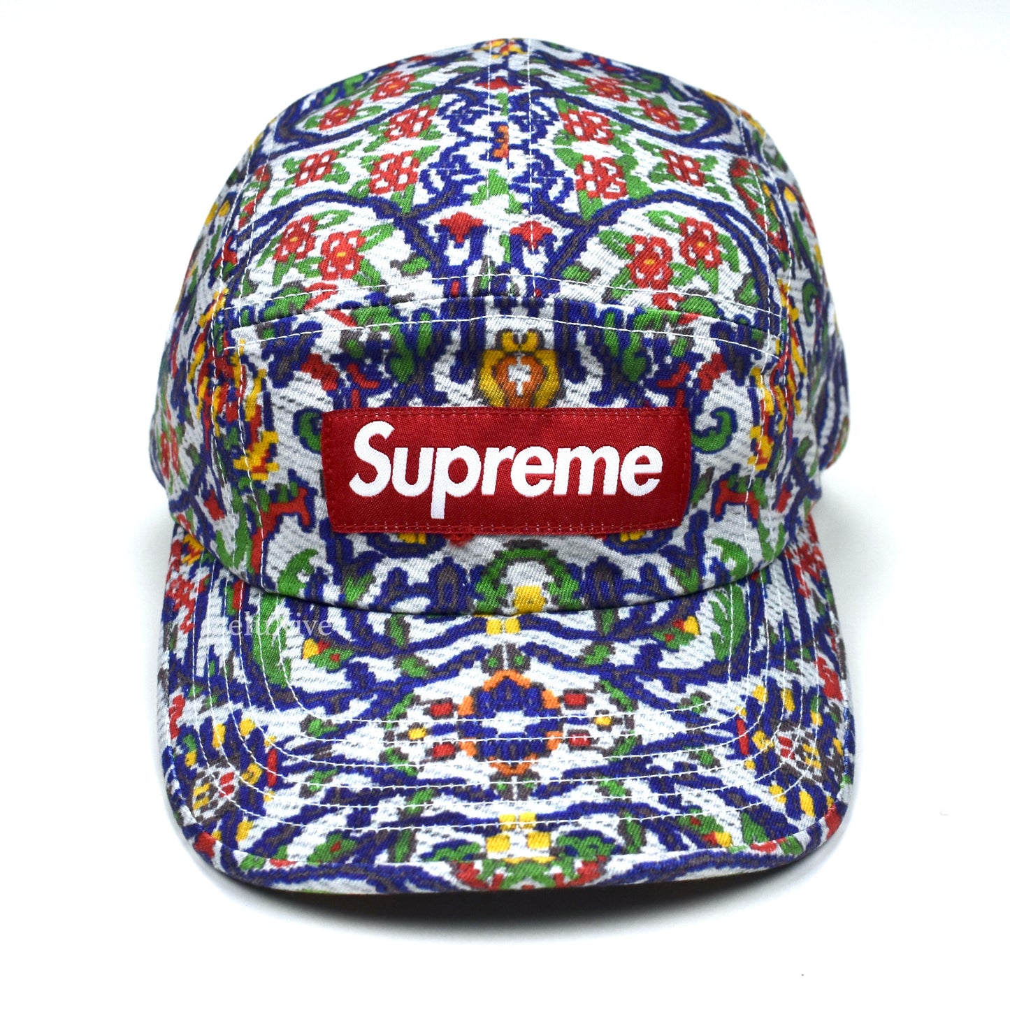 Supreme - Washed Chino Twill Box Logo Hat (Tapestry)