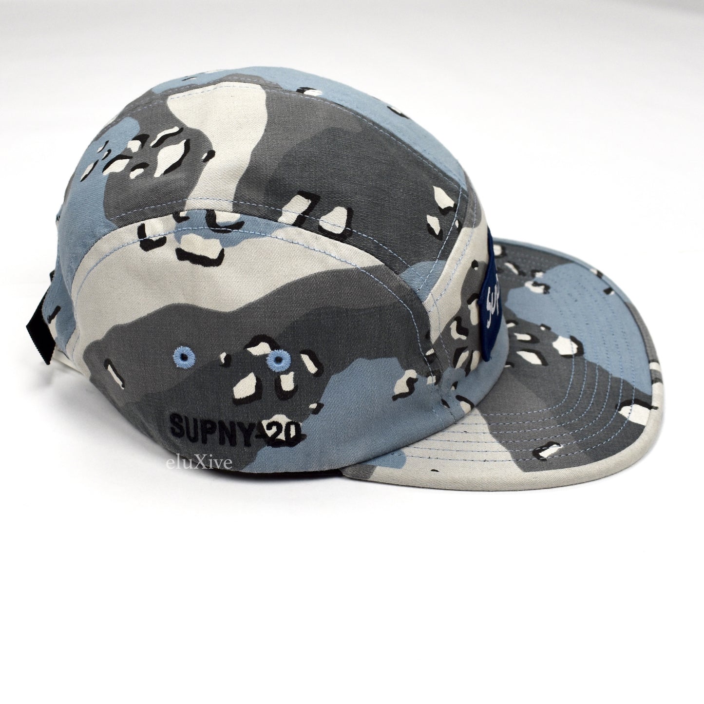 Supreme - Blue Camo Military Box Logo Hat (SS20)