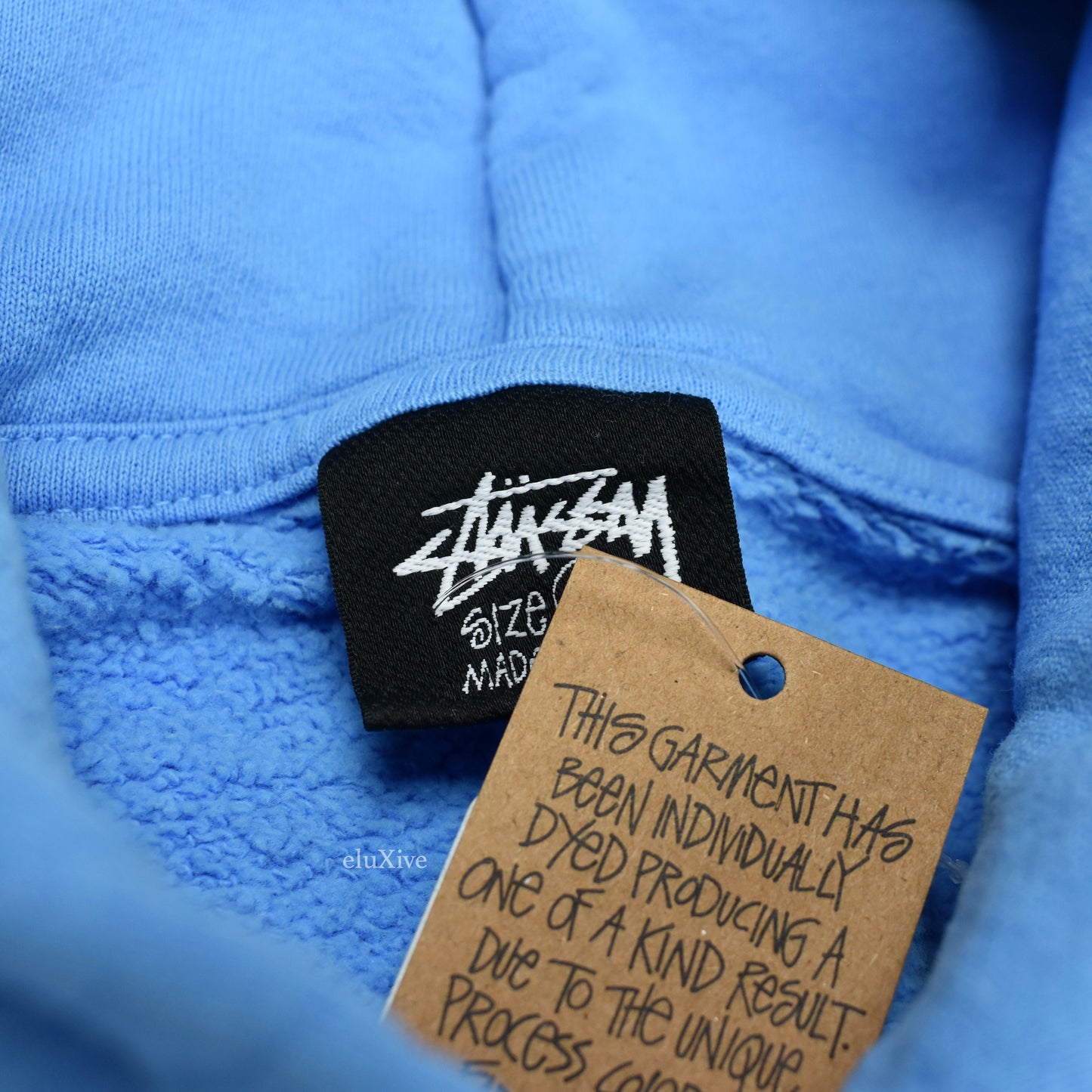 Cactus Plant Flea Market x Stussy - CPFM Blue 8 Ball Logo Hoodie