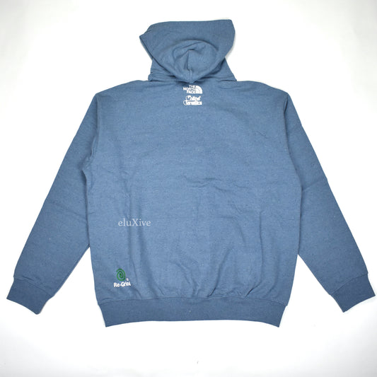 Online Ceramics x The North Face - Blue Snail Logo Hoodie