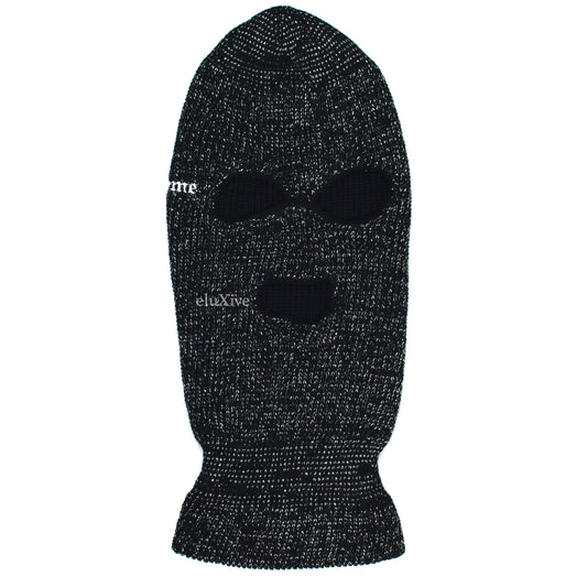 Supreme - Lurex Knit Balaclava (Black)