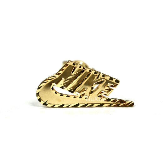 Supreme x Nike - 14k Solid Gold Swoosh Logo Earring (FW18)
