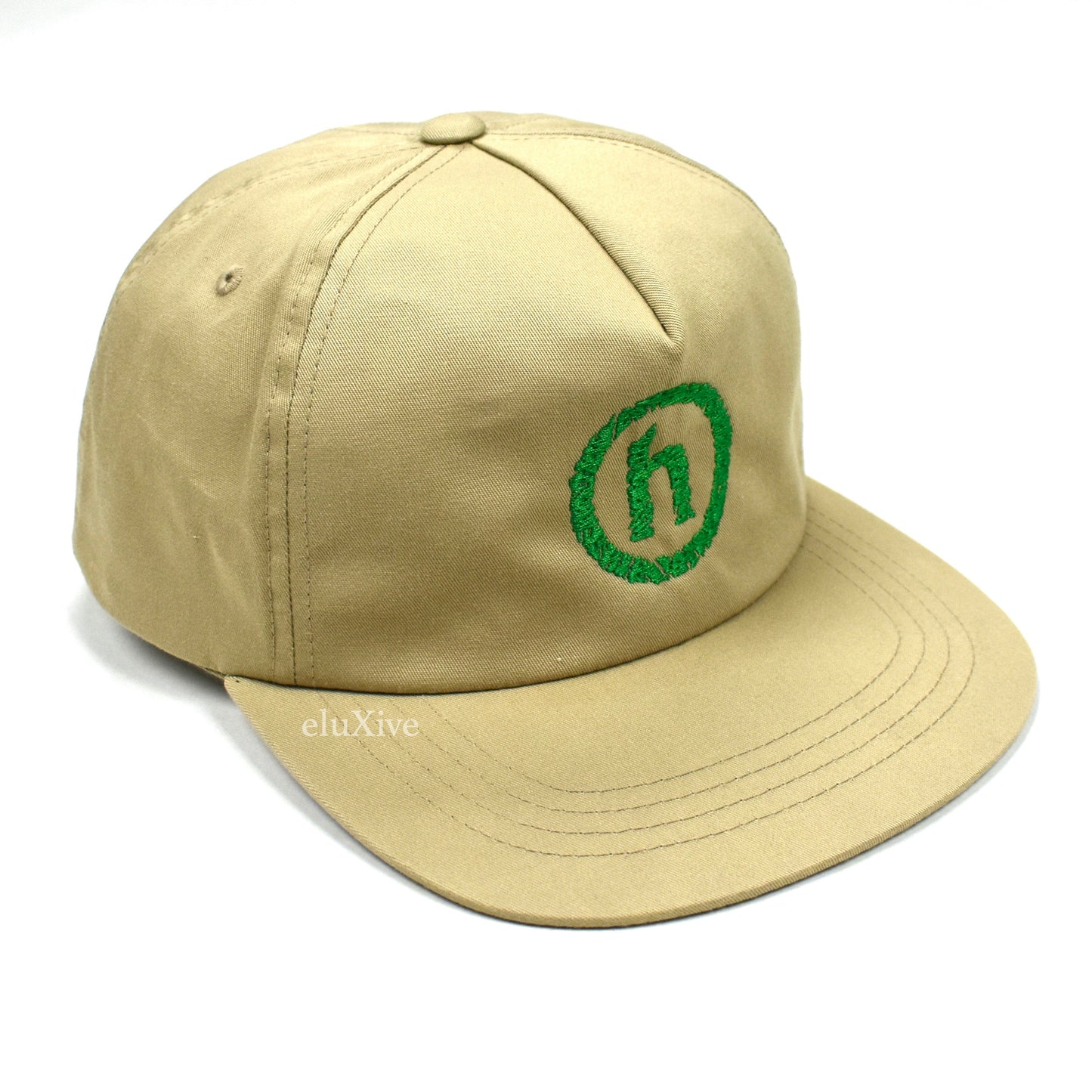 Hidden NY - Tan / Green H Logo Embroidered Hat
