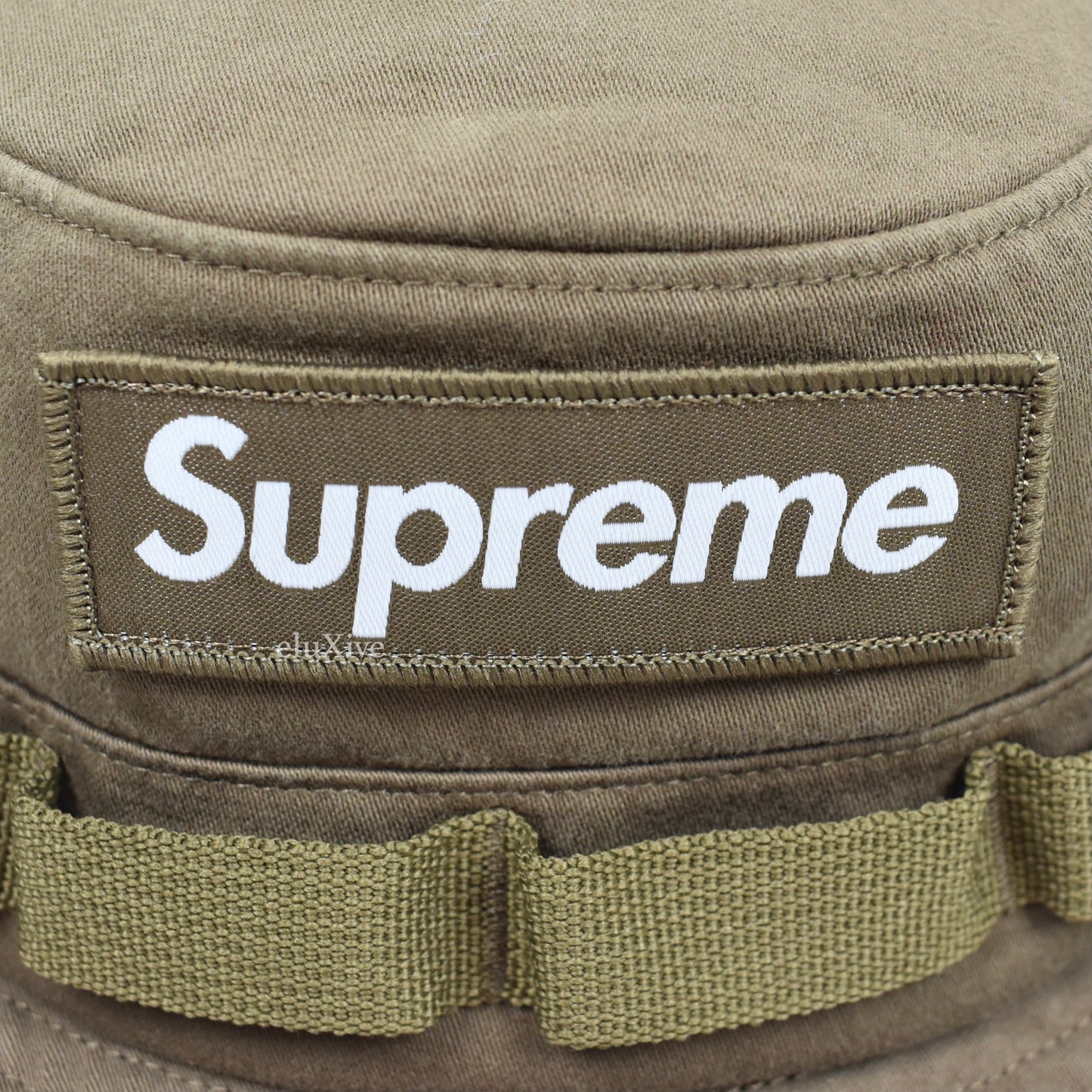 Supreme - Brown Military Box Logo Boonie / Bucket Hat