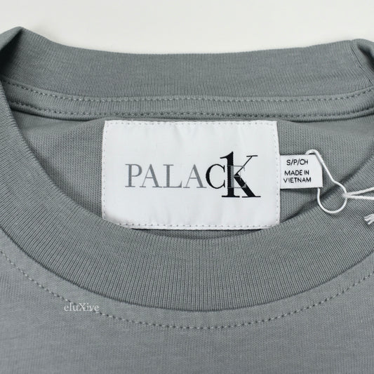 Palace x Calvin Klein - CK1 Logo T-Shirt (Quarry Gray)