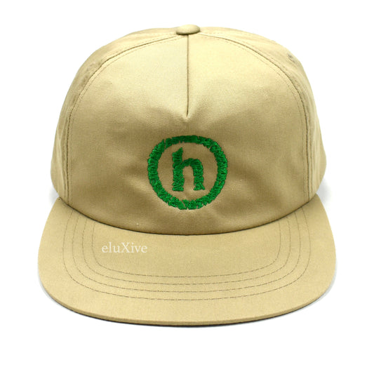 Hidden NY - Tan / Green H Logo Embroidered Hat