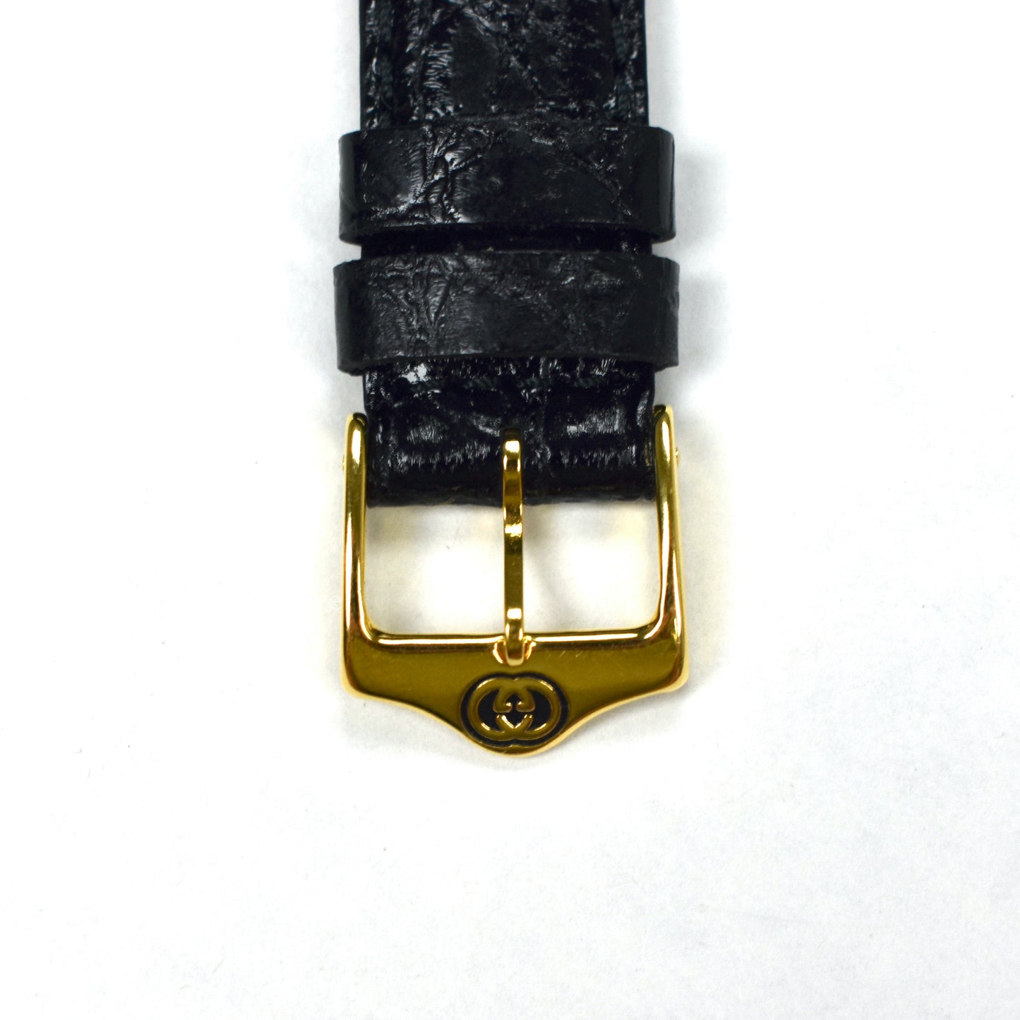 Gucci - 3000M Gold Black GG Dial Watch