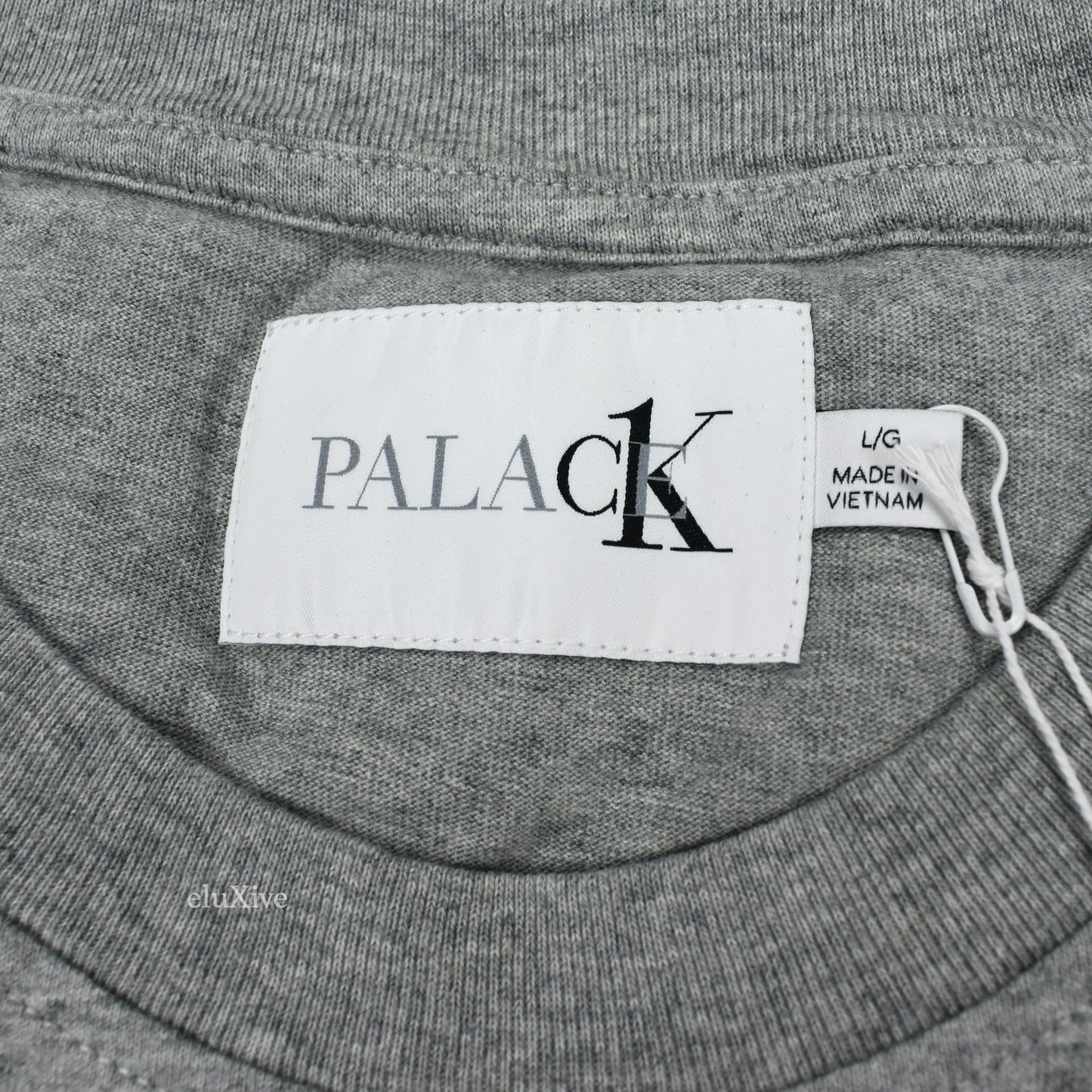 Palace x Calvin Klein - CK1 Logo T-Shirt (Heather Gray)