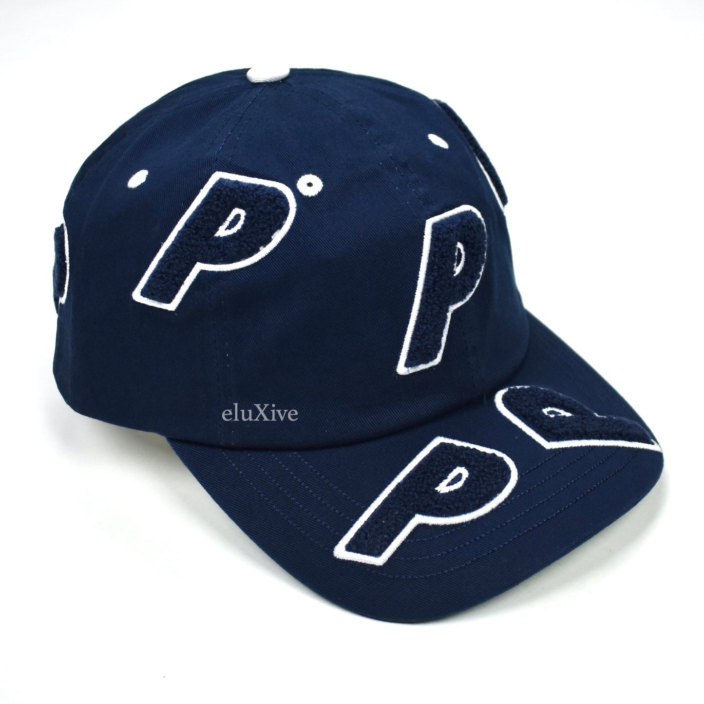 Palace - Chenille Multi P Logo Hat (Navy)