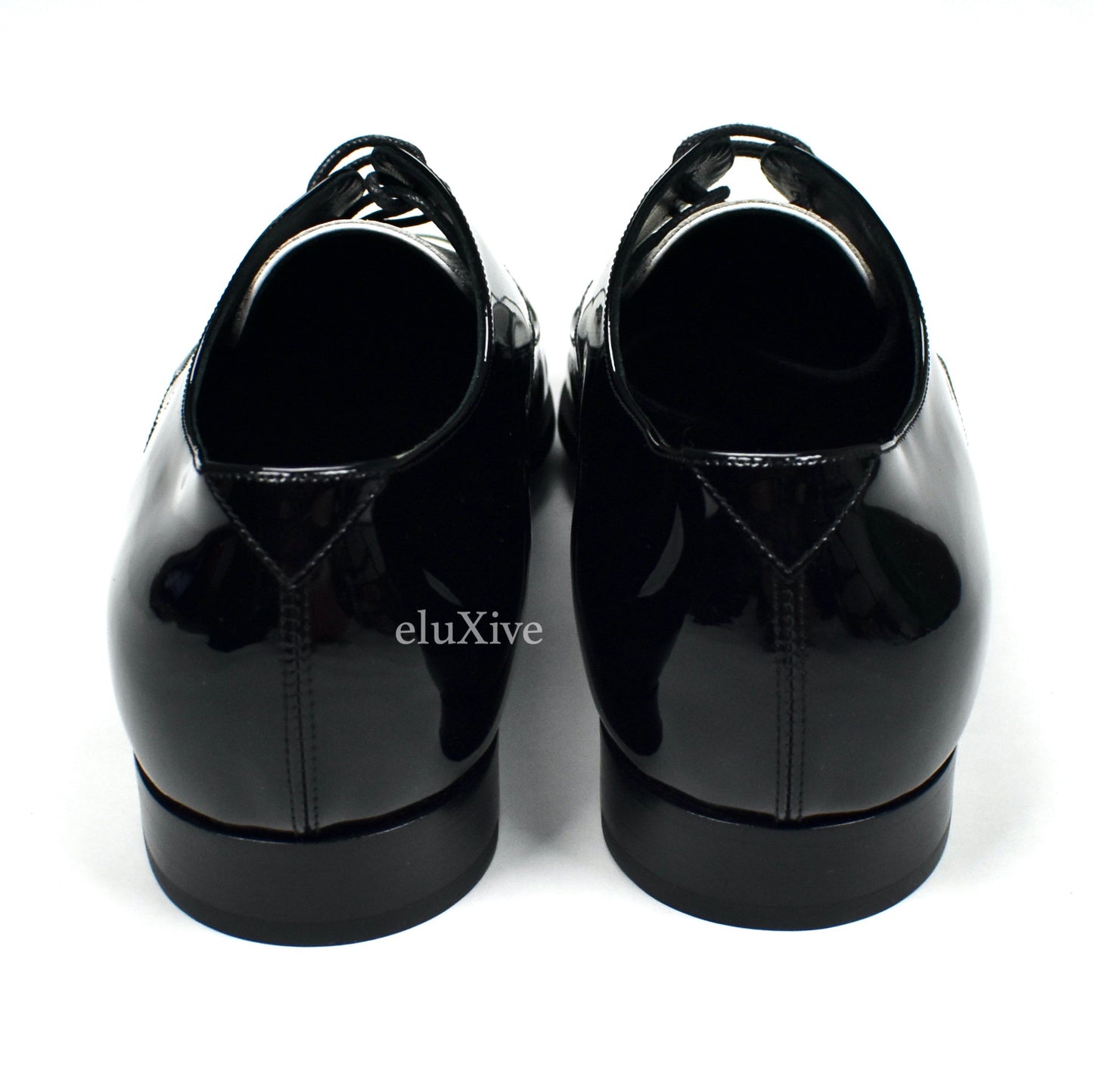 Saint Laurent - Black/White Marceau Patent Leather Spectator Shoes