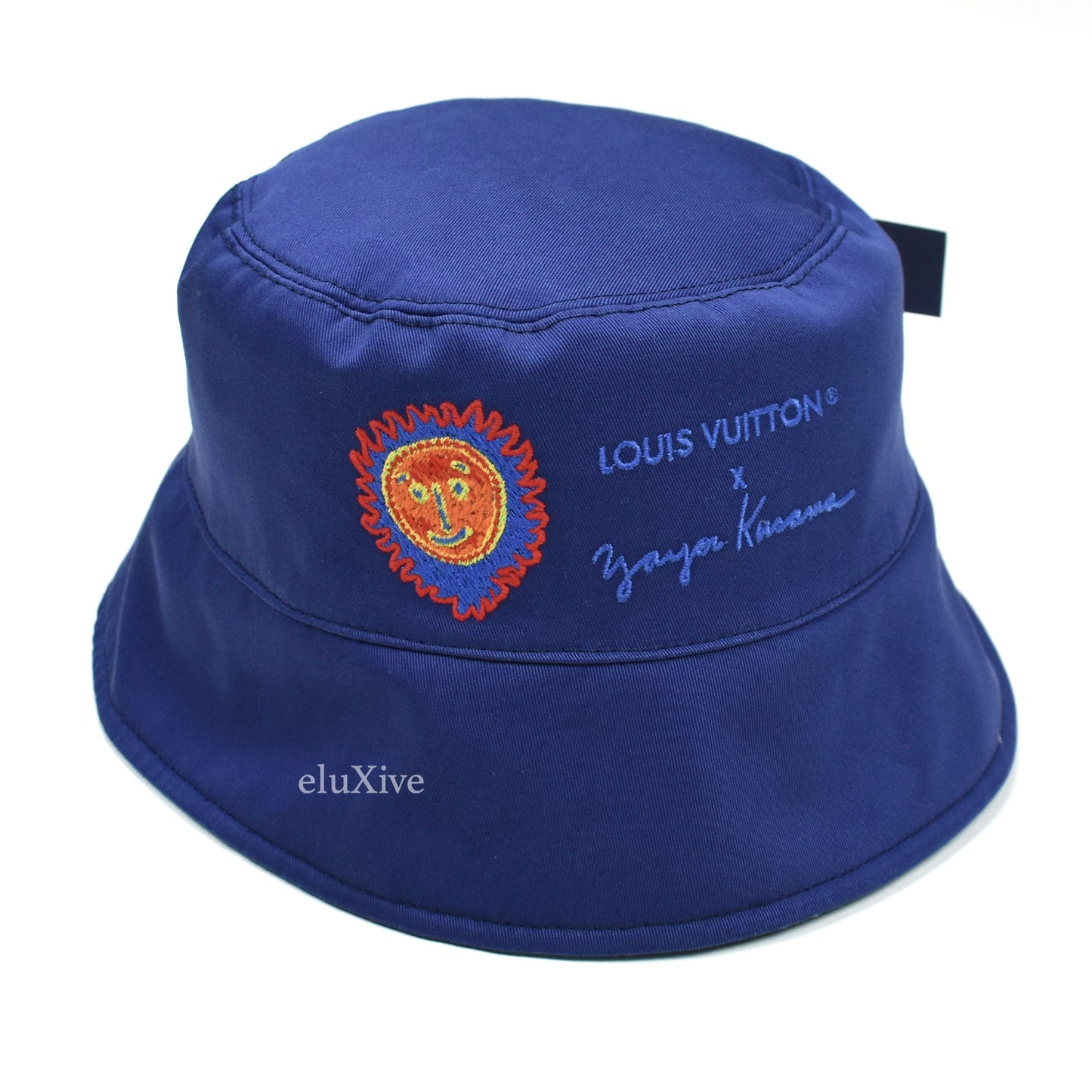 Louis Vuitton Monogram Denim Reversible Bucket Hat M Blue