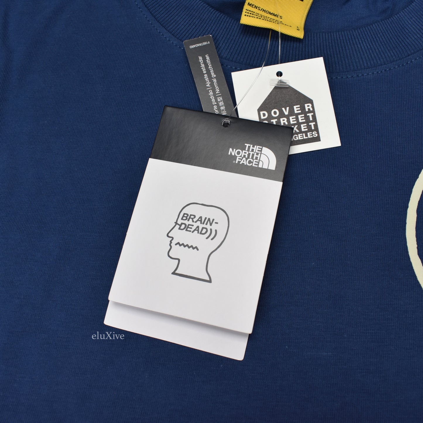 Brain Dead x The North Face - Logo Print L/S T-Shirt (Blue)