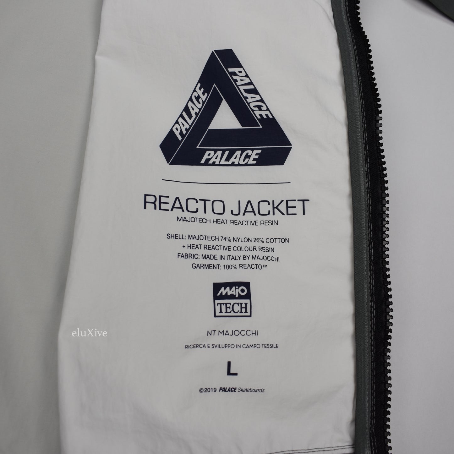 Palace - Heat Reactive 'Reacto' Logo Jacket