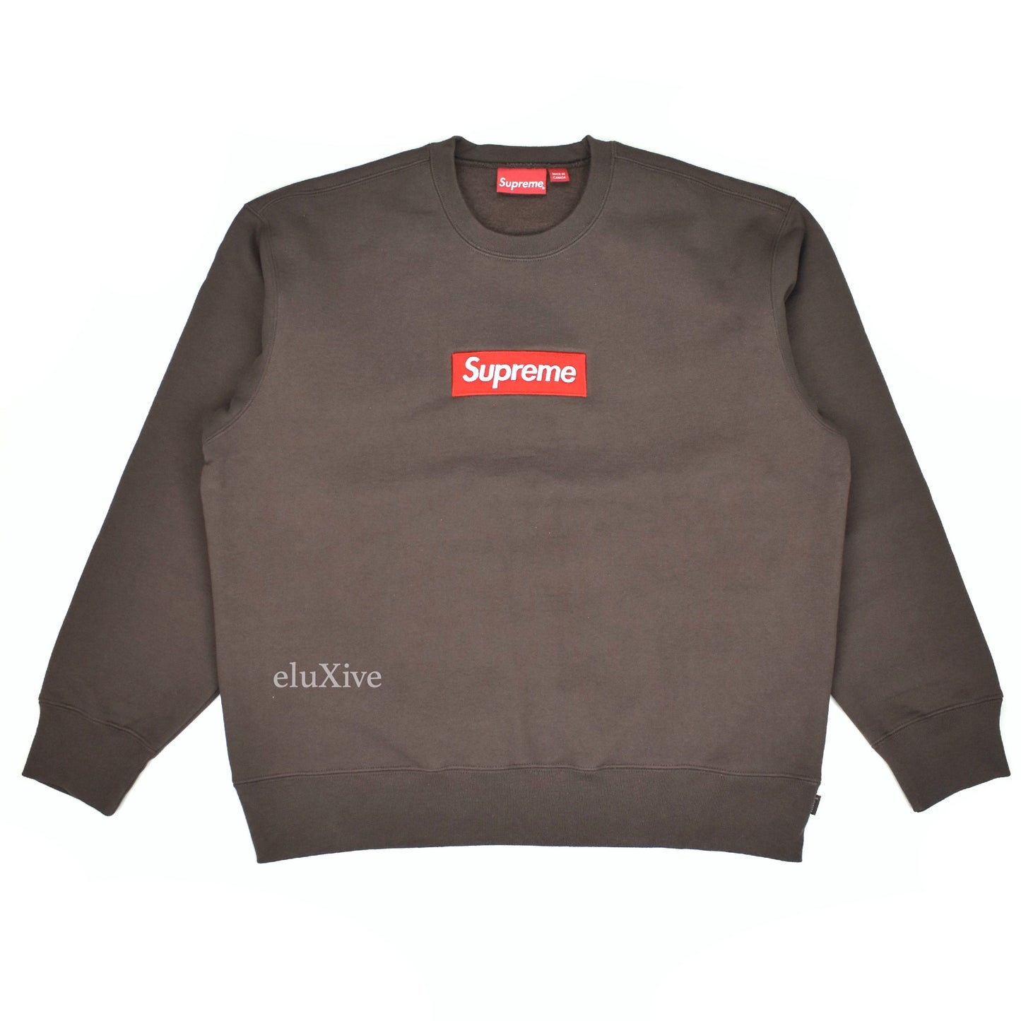 Supreme - Brown Box Logo Crewneck Sweatshirt