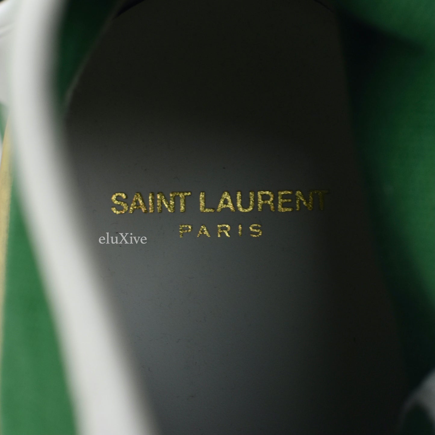 Saint Laurent - Green Canvas SL 39 Mid Top Sneakers