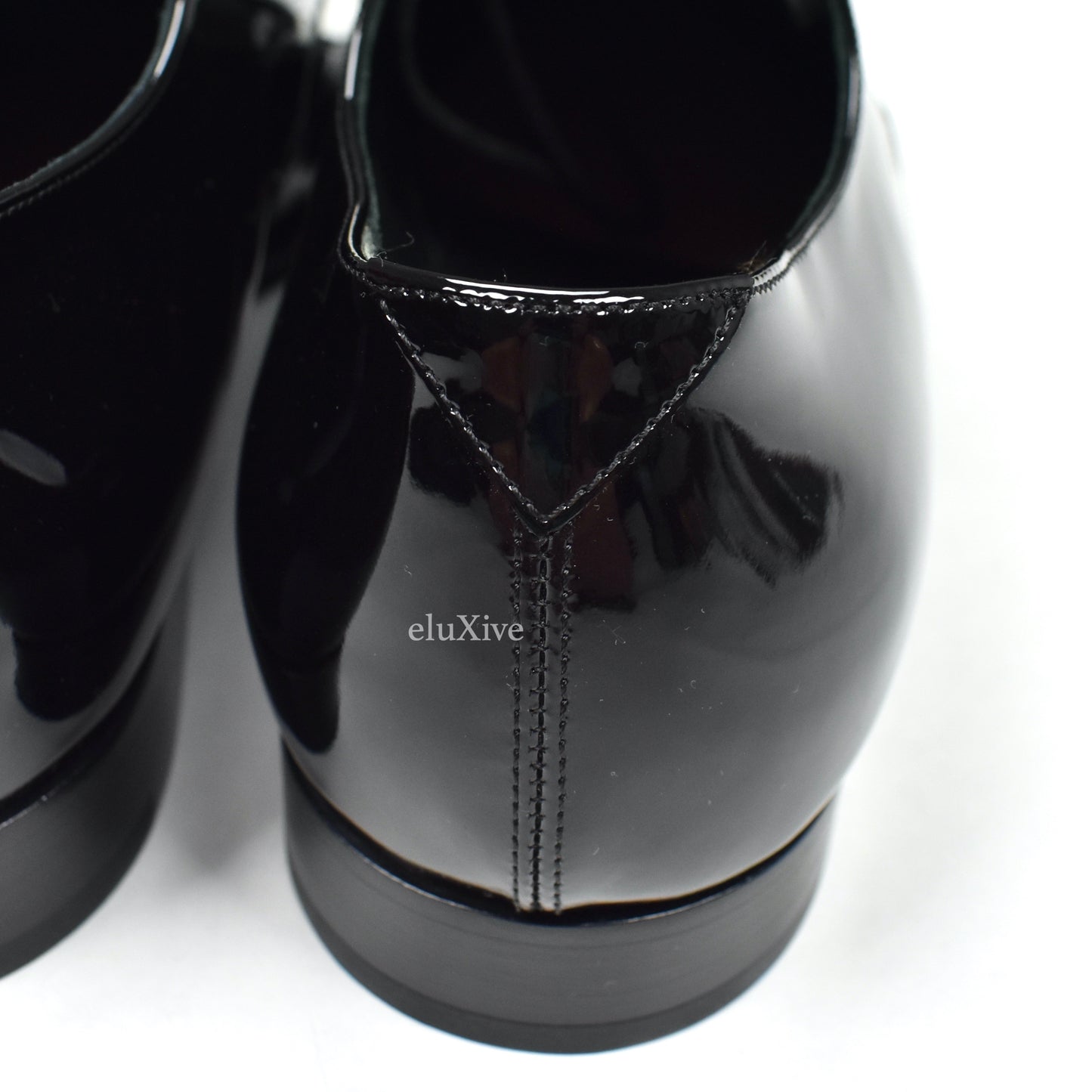 Saint Laurent - Black/White Marceau Patent Leather Spectator Shoes