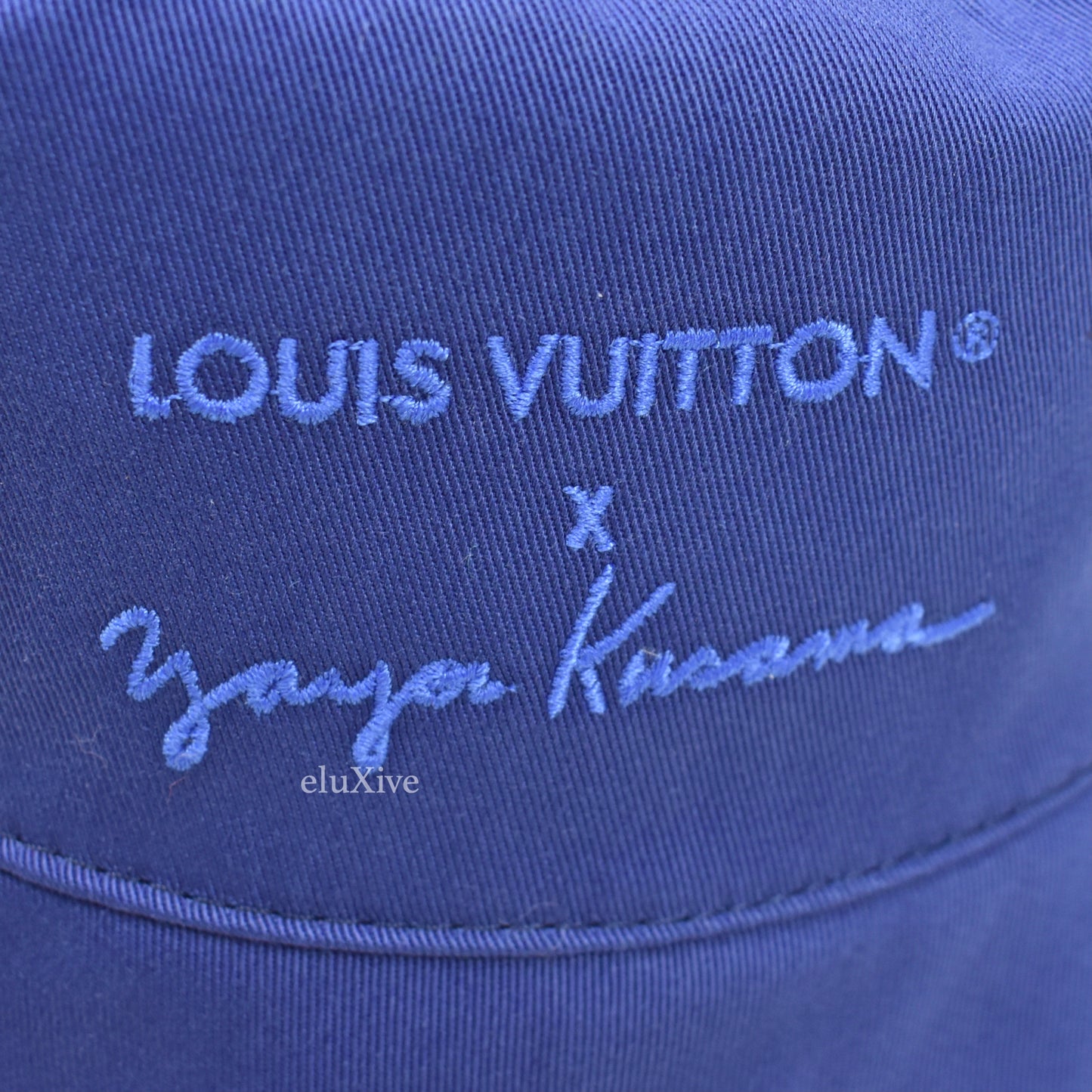Louis Vuitton LV x YK Reversible Faces Bucket Hat Blue in Cotton - US