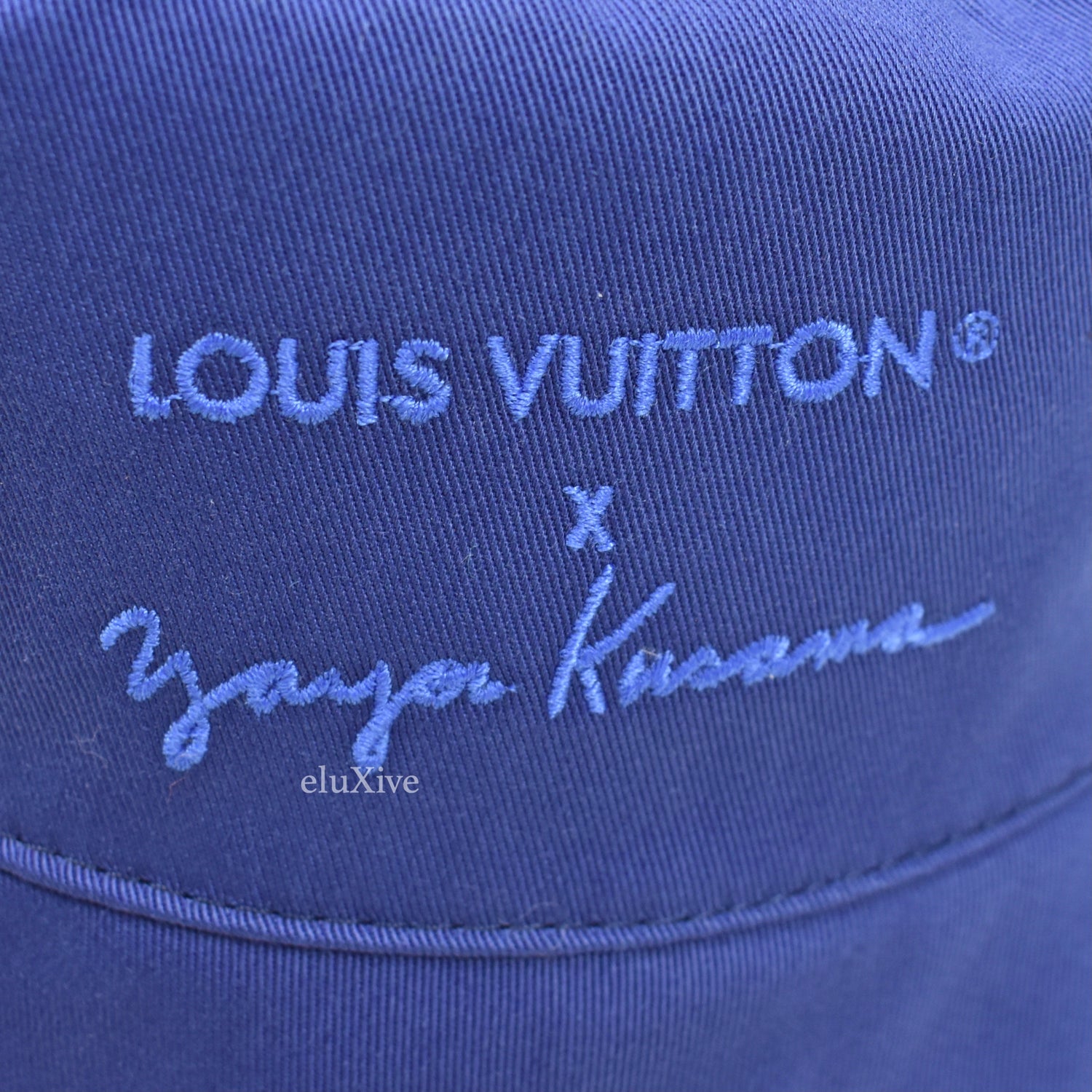 Louis Vuitton LV x YK Reversible Faces Bucket Hat Blue in Cotton - US